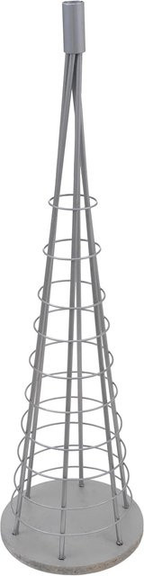 MCW Deko-Baum O91 aus Metall in Silber, Höhe: 90 cm - Bild 1