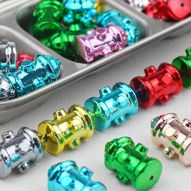 JHNBY Perlen Acryl, Bunt, 20mm, Unisex - Bild 1