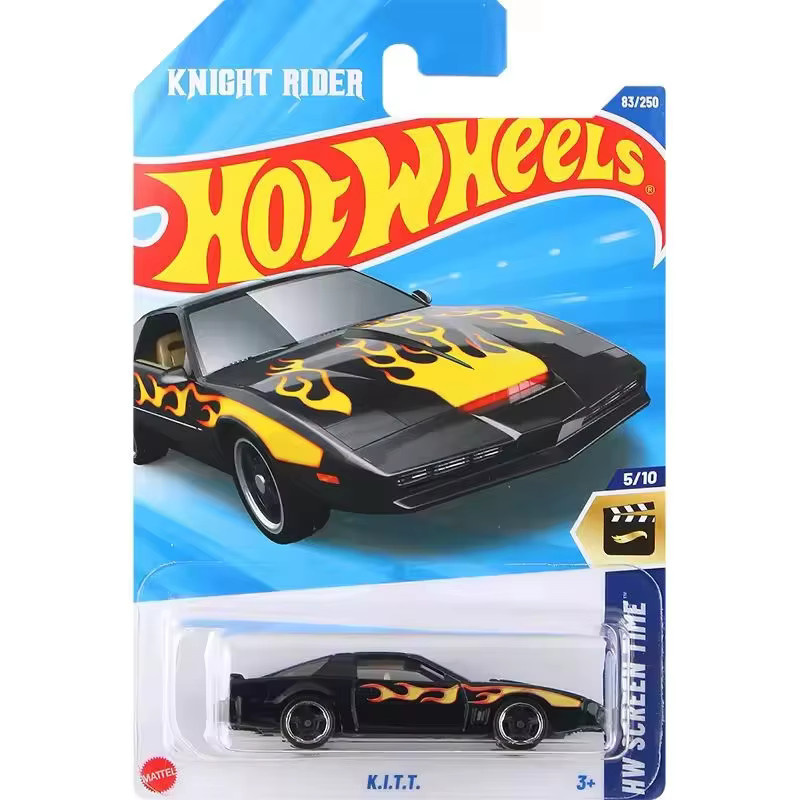Hot Wheels Knight Rider K.I.T.T., Druckguss-Modellauto, Schwarz, 1:64, ab 3 Jahren - Bild 4