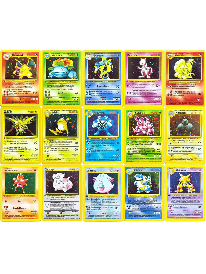 Keeppley Pokémon Sammelkarten, 15-teiliges Set, English - Bild 3