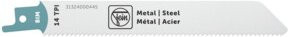 Fein Säbelsägeblatt BIM 130 T14 MS aus Bimetal in Silber für Metall, Holz und Kunststoff - Bild 1
