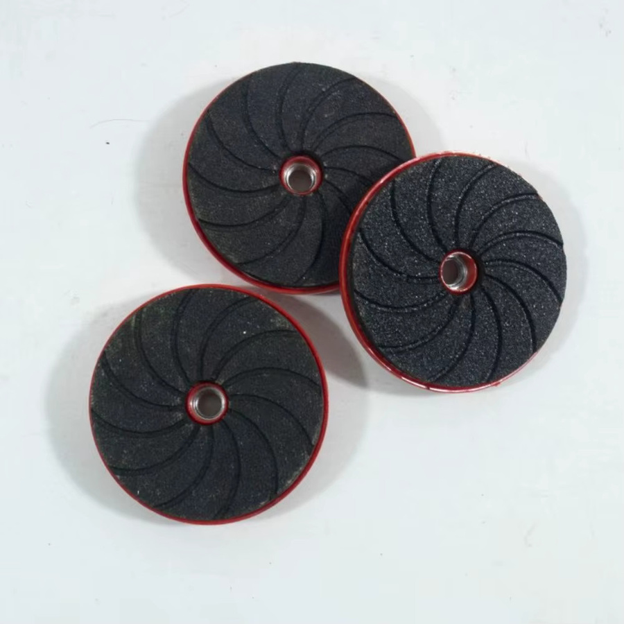 VIBRATITE Set aus 3 flexiblen Wafer-Schleif- und Polierpads für Nass- und Trockenschleifen, Körnung 50/100/200, für Granit, Marmor, Stein und Keramik - Bild 2