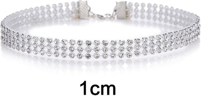 MGB Halskette, Silber, Diamant, Kristall, Damen - Bild 1