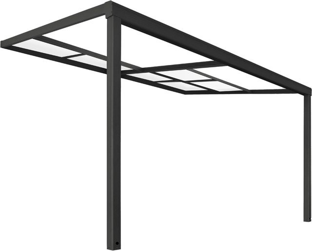 Home Deluxe Terrassenüberdachung Solis Deluxe, Grau, B/T/H: 390 x 295 x 233/272 cm - Bild 1