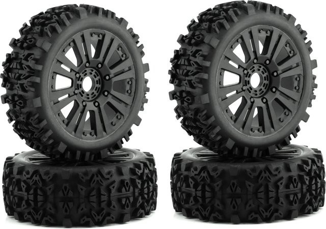 HSP RC Racing Buggy Reifen, 4-teiliges Set, 17mm, Medium, Weich - Bild 1