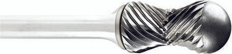 Exact 72531 Frässtift Hartmetall in Silber, Länge: 70 mm, Schaftdurchmesser: 6 mm - Bild 1