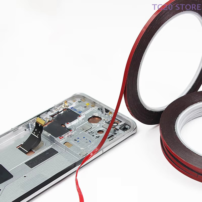 Selbstklebendes Schaum-Doppelseitiges Klebeband für Handy-LCD-Panels und Touchscreens, 10 m Länge, 3 mm Breite - Bild 4