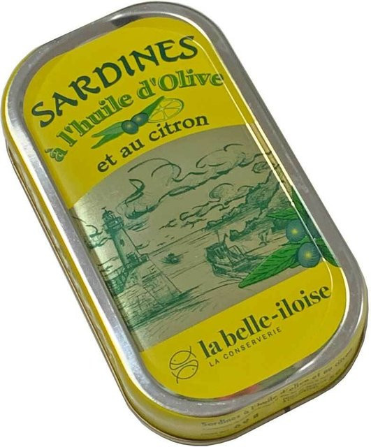 la belle-iloise Sardinen in Olivenöl und Zitrone 69 g - Bild 1