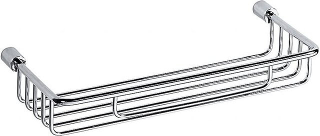 Brillantbad BYTRO Seifenkorb aus Messing in Chrom poliert, Farbe: Silber, B/T/H: 13,0 x 5,8 x 5,8 cm, Wandmontage durch Bohren - Bild 1