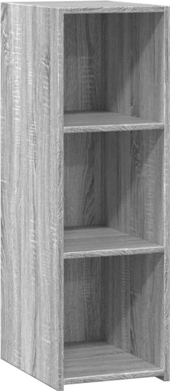 VIDAXL Sideboard Sonoma Grau aus Holzwerkstoff, B/T/H: 30 x 41 x 93 cm - Bild 1
