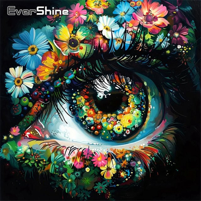Evershine Kreuzstich-Set Landschaft in Multicolour, B/H: 30,0 x 30,0 cm - Bild 1