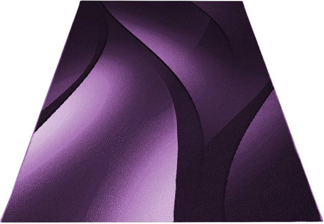 Ayyildiz Teppich PLUS moderner Webteppich in Lila, B: 120 cm, L: 170 cm - Bild 1