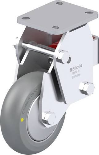 Blickle Stahlblech-Bockrolle BHF-ALTH 125K-1-AS-FA-CO in Silber, Rad-Durchmesser: 125 mm, Tragfähigkeit: 350 kg - Bild 1