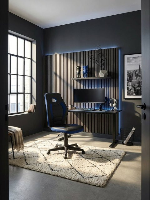 Ergonomischer Kinderdrehstuhl LUAN von KADIMA DESIGN, Schwarz, B/T/H: 63 x 63 x 103 cm - Bild 1