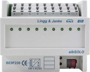 Lingg & Janke Binäreingang BE9F230 9f. 6TE 230V AC/DC in Weiß - Bild 1