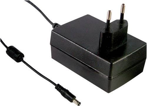 Mean Well GSM36E12-P1J Steckernetzteil in Schwarz mit 12 V/DC, 3000mA und 36W - Bild 1