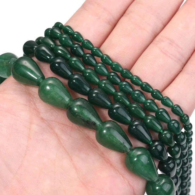 SANSWL Armband, Grüne Glimmer Perlen, Damen - Bild 1