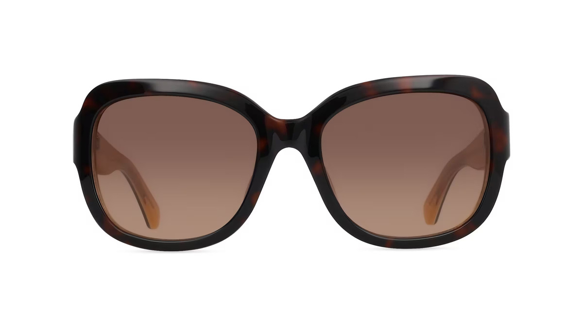 Kate Spade LAYNE/S Sonnenbrille Butterfly, Vollrand, Acetat, braun, Damen - Bild 1