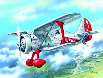 ICM I-15, Soviet Fighter Biplane, Modellfahrzeug, 1:72 - Bild 1