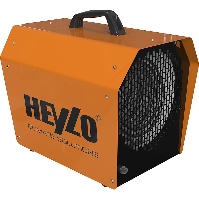 Heylo Master Elektroheizer DE 9 XL in Orange mit 4,5 / 9 kW Heizleistung und Thermostat - Bild 2