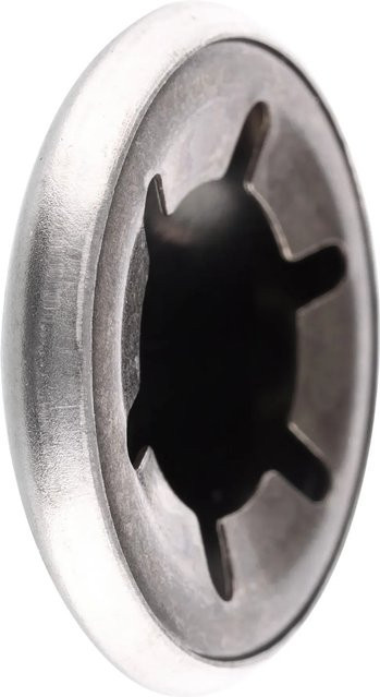 Wagner Verschlusskappen für Achsen 2er Set aus verzinktem Stahl in Silber Ø 3,8 cm - Bild 1