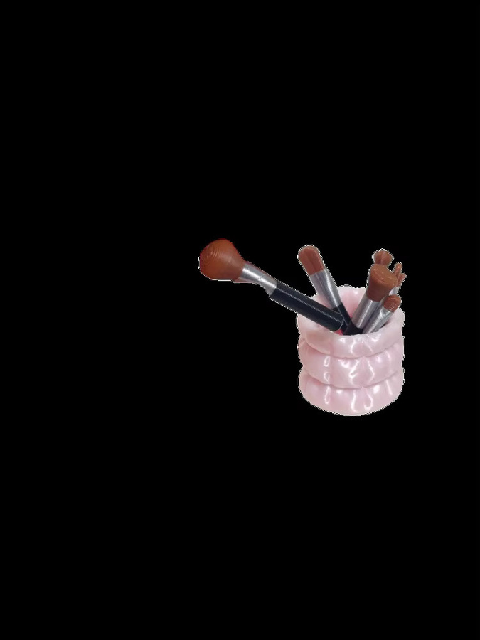 ZYAS Puppenzubehör, 1-teiliges Set, Miniatur Simulation Make-up Pinsel, Stifthalter, Modell Ornament - Bild 3