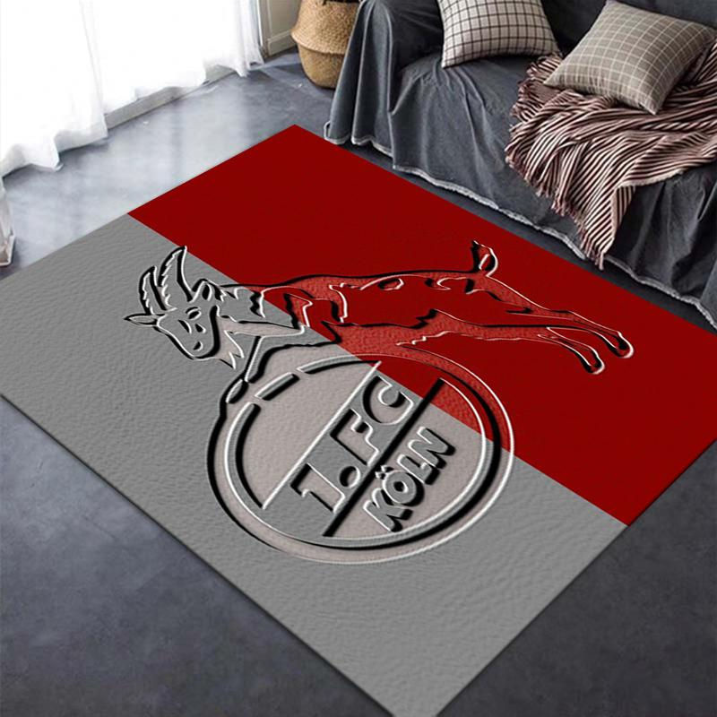 FC Köln Teppich On My Love Home in Rot, rutschfest und waschbar, B/T: 200 x 160 cm - Bild 5