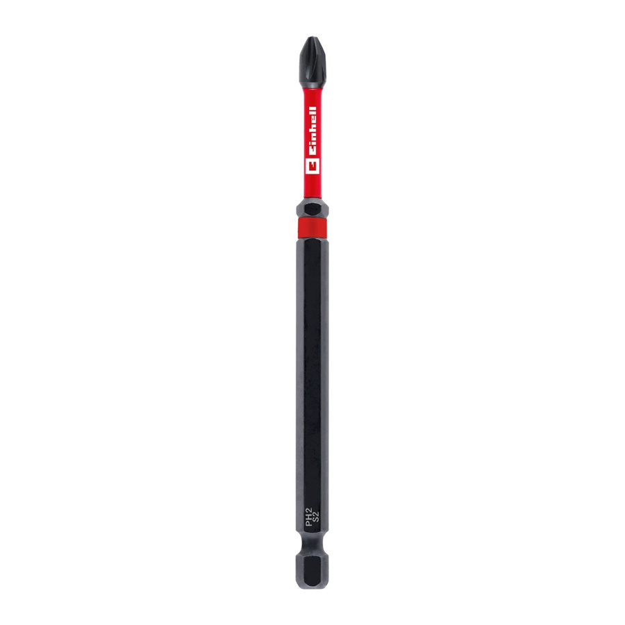 Einhell Impact Bit PH2 mit Doppel-Torsion aus Stahl, Rot - Bild 2