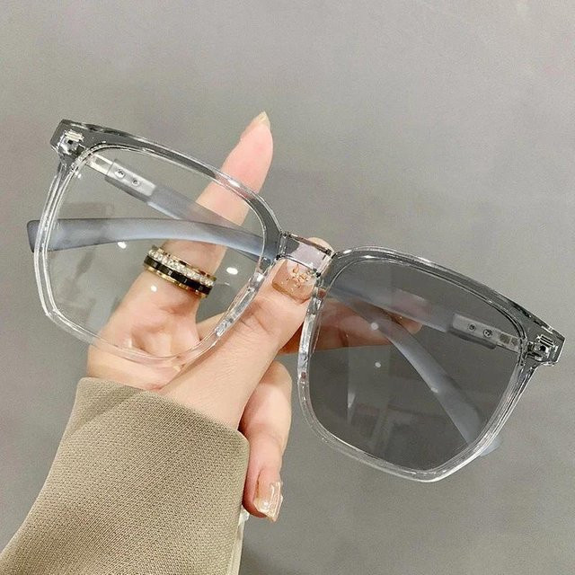 NAPAGE Global Glasses Cat-Eye Sonnenbrille, Kunststoff, Unisex, Grey Transparent - Bild 1