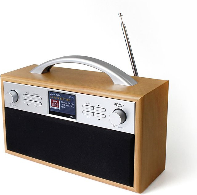 Xoro DAB 250 IR WLAN-Stereo-Internetradio mit DAB+, FM, Bluetooth und Spotify in Braun - Bild 2