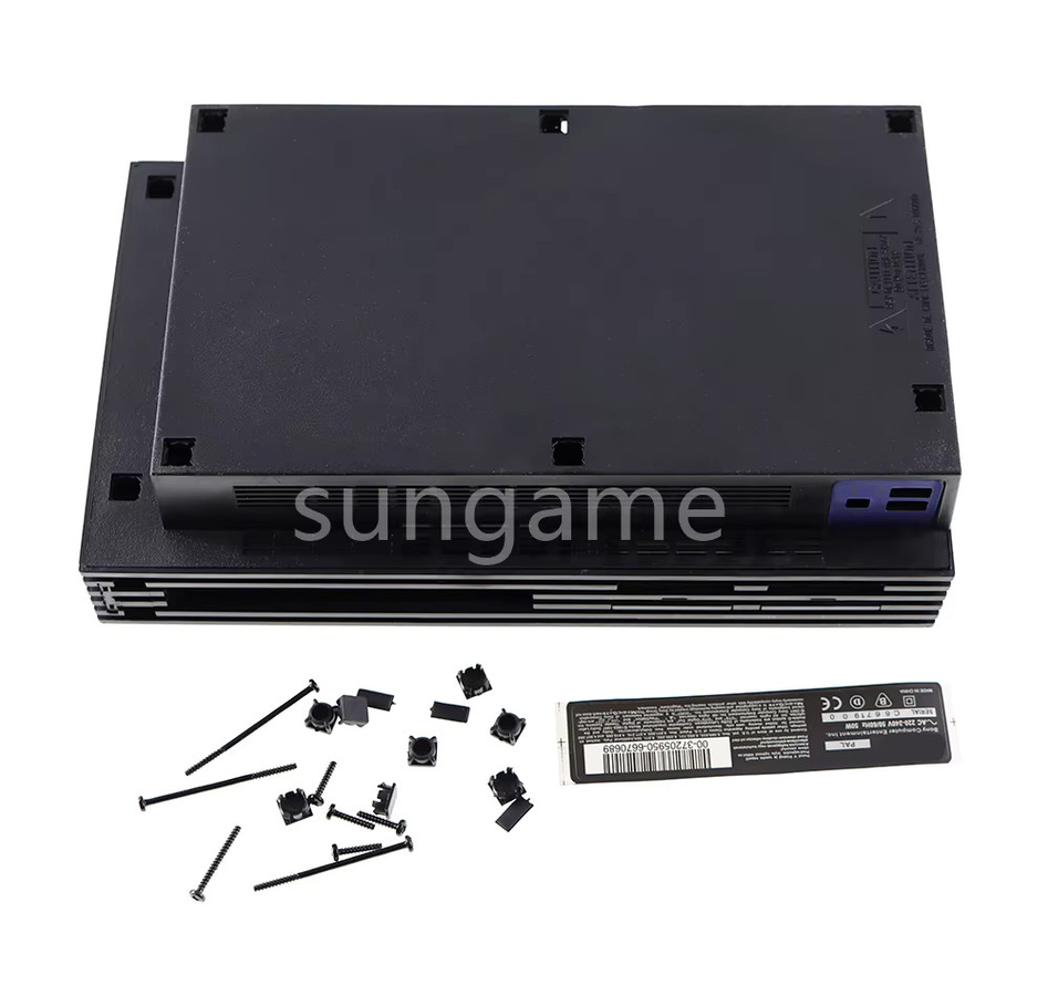 OCGAME Vollgehäuse für PS2 Konsole in Schwarz im Retro-Design - Bild 5
