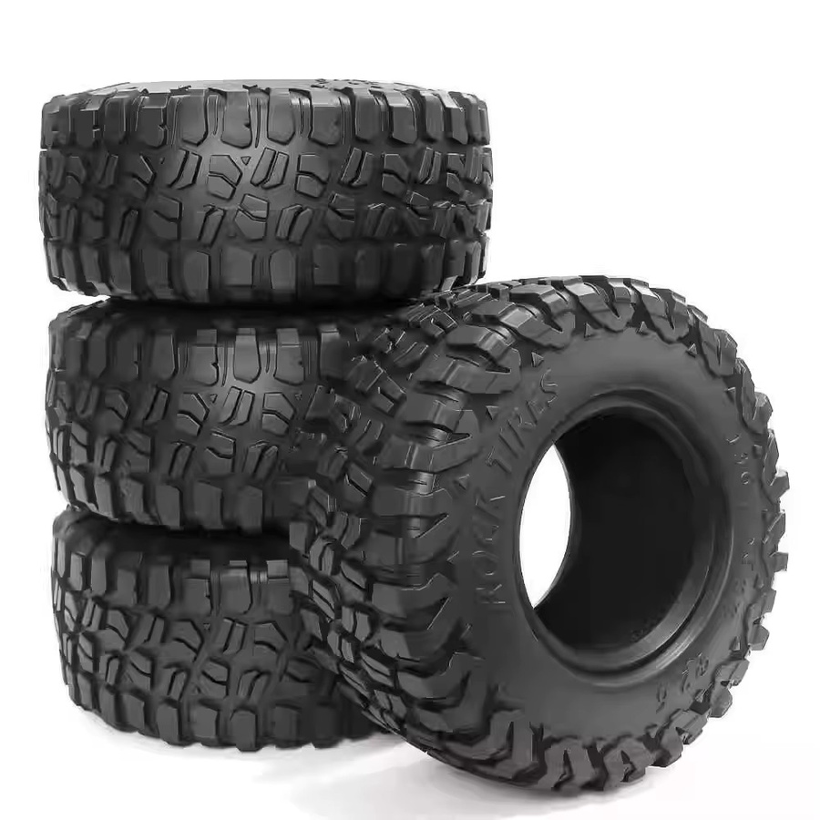 Wonder Rc All Terrain Gummi KM3 Reifen, 4-teiliges Set, Schwarz - Bild 2