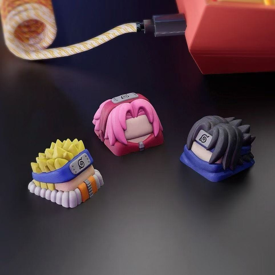 Yiran toy 1 Naruto Figur Sasuke Uzumaki Naruto Sakura DIY Tastenkappe - Bild 2
