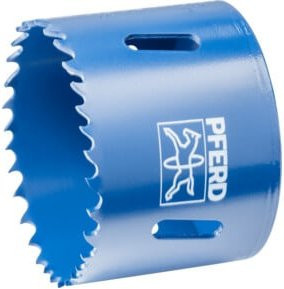 PFERD Bi-Metall Lochsäge Co8/M42 in Blau für Stahl, Edelstahl und Blech mit Ø 57 mm und einer Schnitttiefe von 31 mm - Bild 1