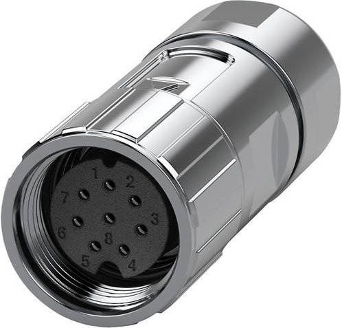 Siemens Sensor-Aktor-Steckverbinder 6FX20030DB13 in Silber mit 8 Polen - Bild 1