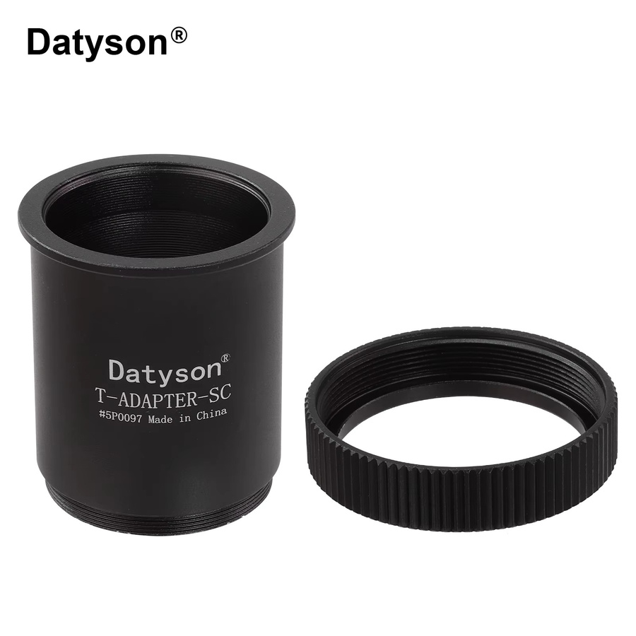 Datyson SCT-zu-T2-Adapter in Schwarz – Teleskop-zu-Kamera-Konverter für Celestron SCT Teleskope für die Astrofotografie - Bild 4