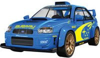COBI Konstruktionsspielzeug Subaru Impreza WRC 2003 Rallye Klemmbausteine in Blau, Maßstab 1:35 - Bild 1