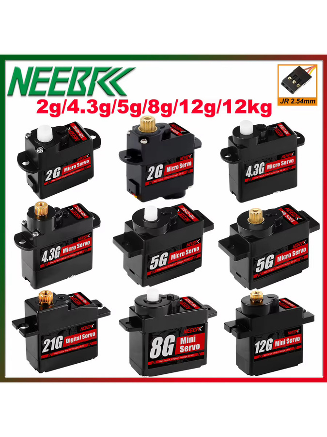 NEEBRC Digital Servo, Kunststoff, Metall, Zubehör - Bild 5