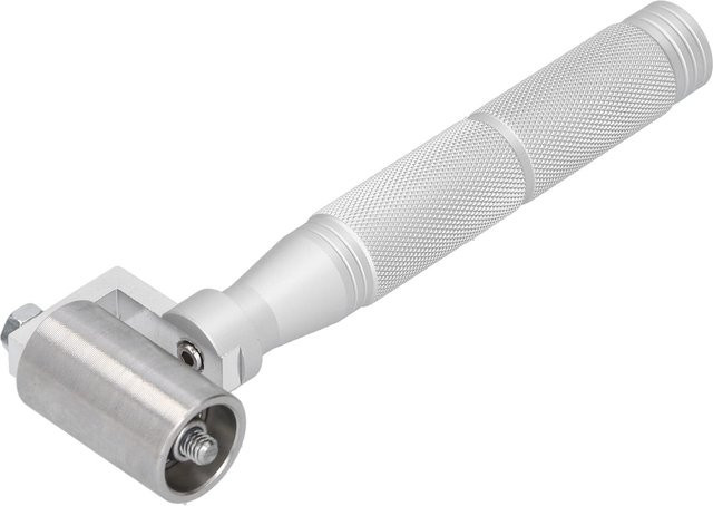 Painter Edelstahl Tapeten-Andruckrolle mit rutschfestem Griff, Farbe: Weiß/Silber, Breite: 40 mm - Bild 1
