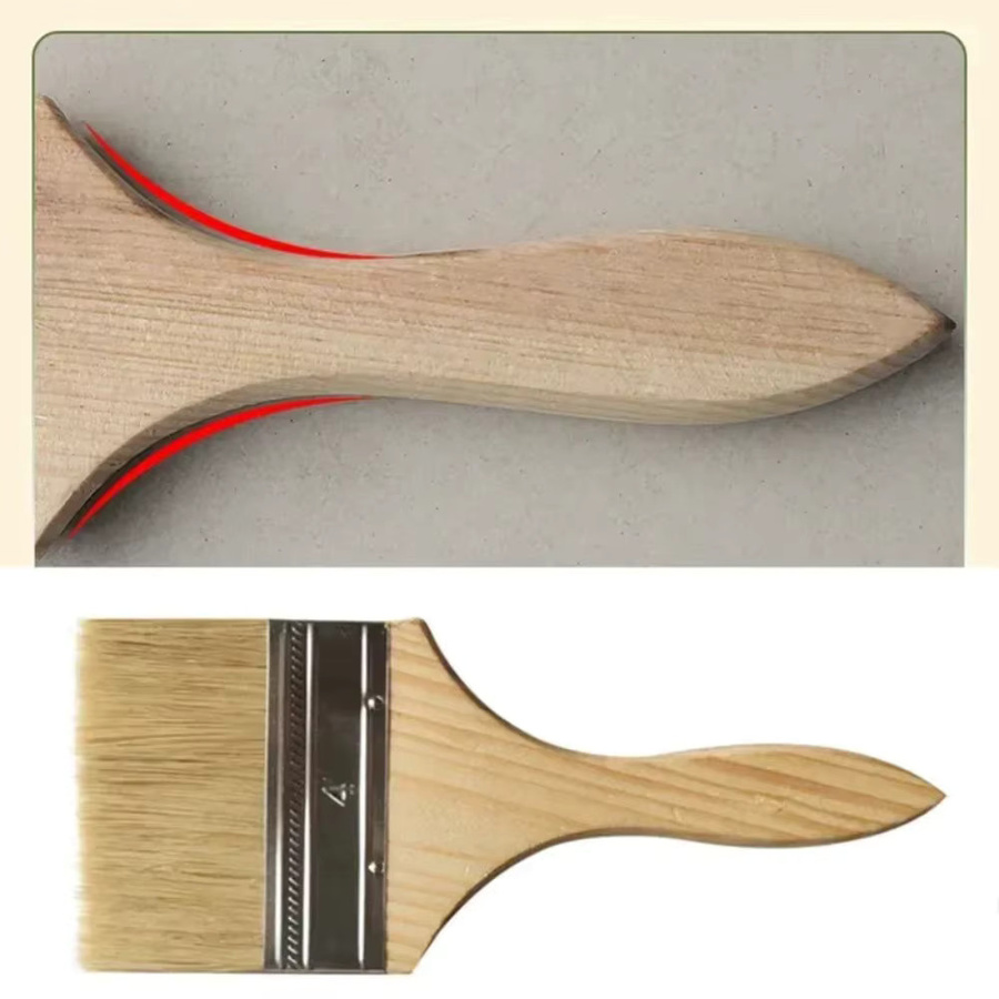 Set aus 10 oder 20 Holzpinseln mit weichen Haaren für BBQ, Künstlerarbeiten und zum Lackieren von Möbeln - Bild 2
