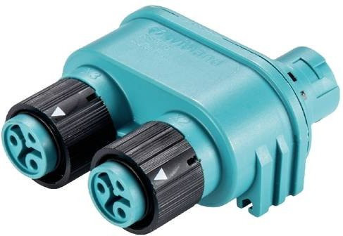 Wieland Electric Verteiler 46.030.1250.6 in Türkis - Bild 1