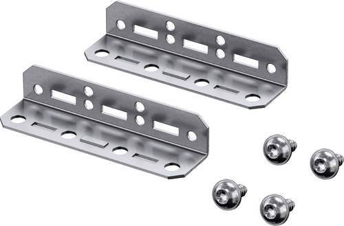 Rittal VX 8660.400 Sockelbefestigung aus Stahl in Silber, 2 Stück - Bild 1