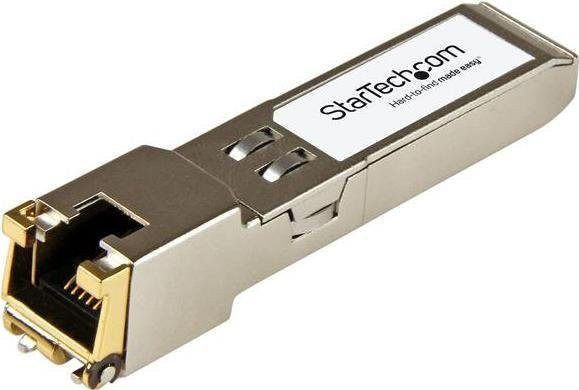StarTech.com SFP Transceiver Modul 1000Base-T RJ-45 Kupfer für Extreme Networks kompatibel, Farbe: Silber - Bild 1