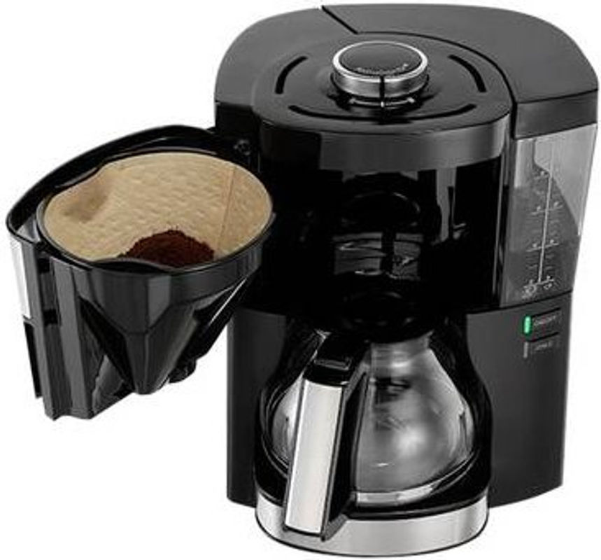 Melitta Look V Perfection Filterkaffeemaschine in Schwarz und Silber mit Glaskanne - Bild 4
