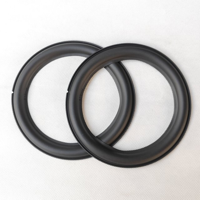 2er-Set Scan-Speak Lautsprecher Reparatur-Suspension aus Gummi für 7 Zoll 162mm in Schwarz - Bild 1
