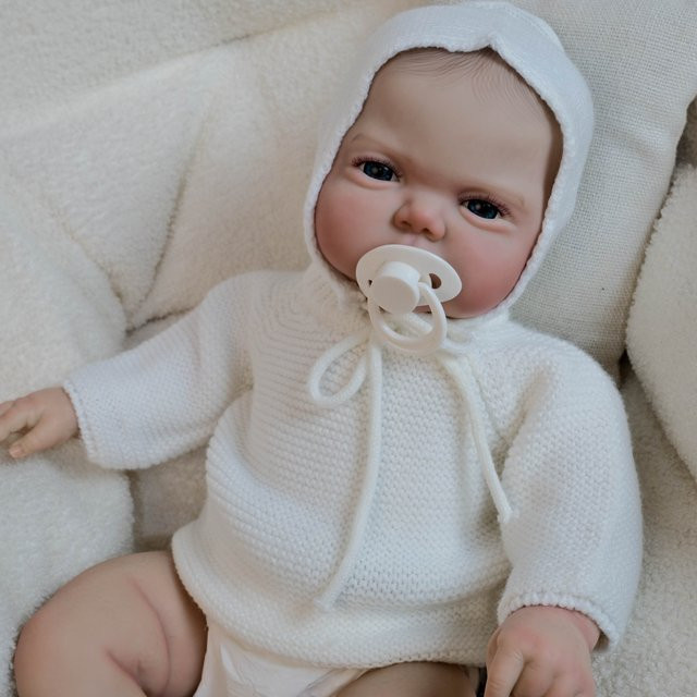 NPK Pickle Awake, Kleinkindpuppe, 19-Zoll, mit weichem Stoffkörper - Bild 1