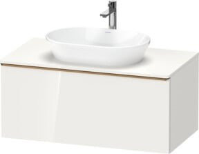 Duravit Waschtischunterschrank D-Neo, wandhängend, weiß glänzend, Breite: 100 cm, Tiefe: 55 cm - Bild 1