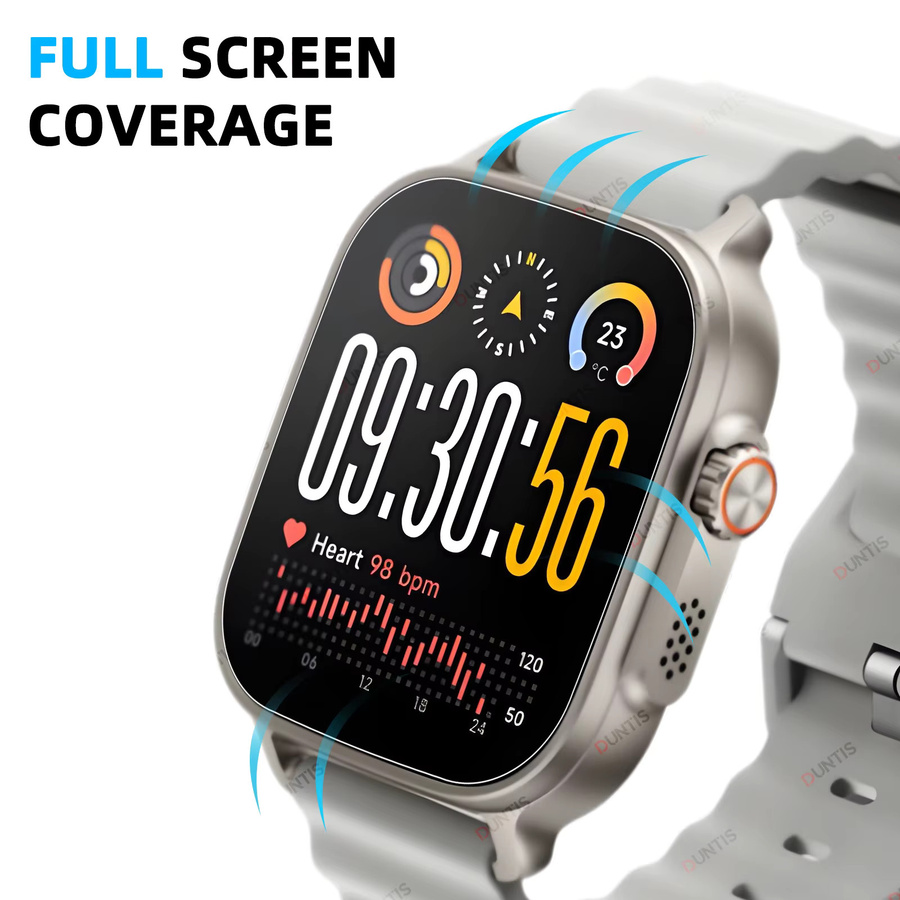DUNTIS Displayschutzfolie für Realme Watch 5, transparente Hydrogelfolie mit HD-klarer Sicht und vollständiger Abdeckung - Bild 2