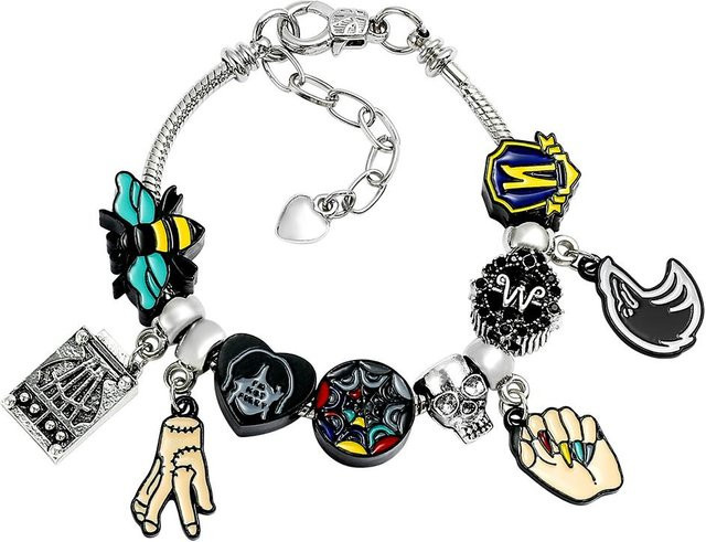 CHIC STUDIO Armband, Regenbogen Fensterperlen, Metall, Silber, Damen - Bild 1