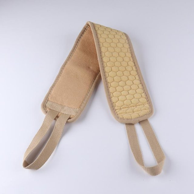 Koreanischer Körper-Peeling-Gürtel zur Rückenreinigung in Beige - Bild 1